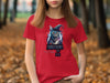 Abracadabra Cat Wizard Graphic Red T-Shirt product