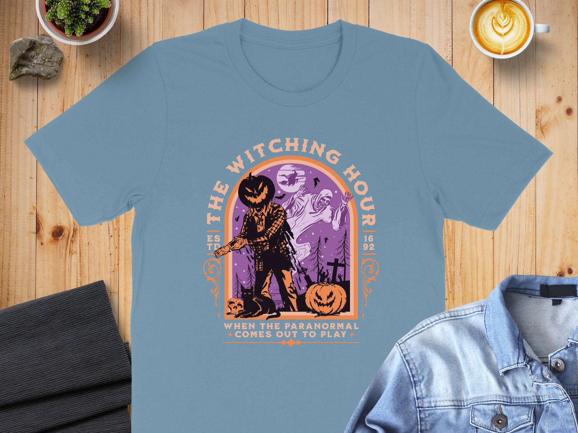 The Witching Hour Halloween Graphic T-Shirt product