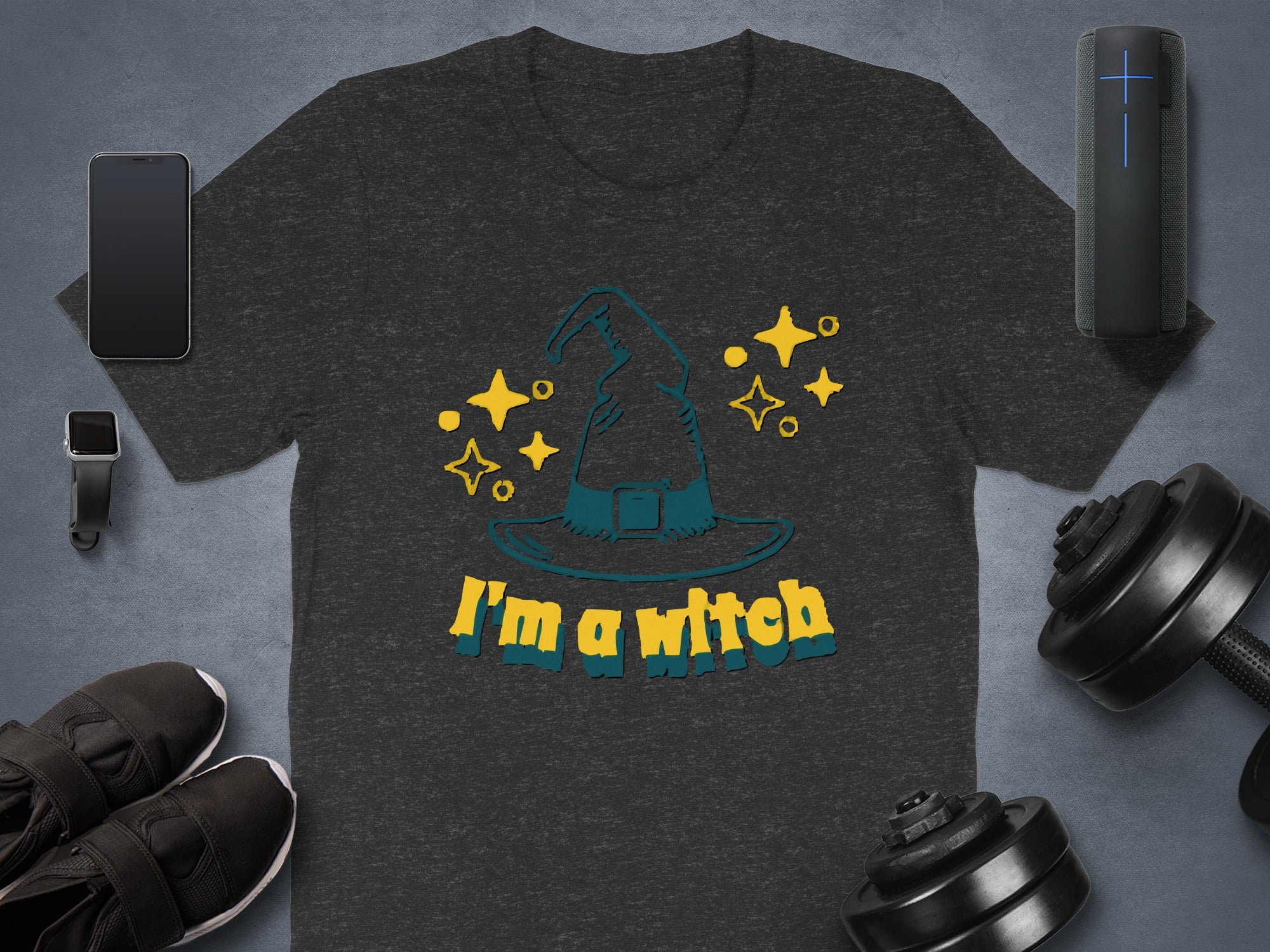 I'm a Witch Graphic Tee Shirt Halloween Product
