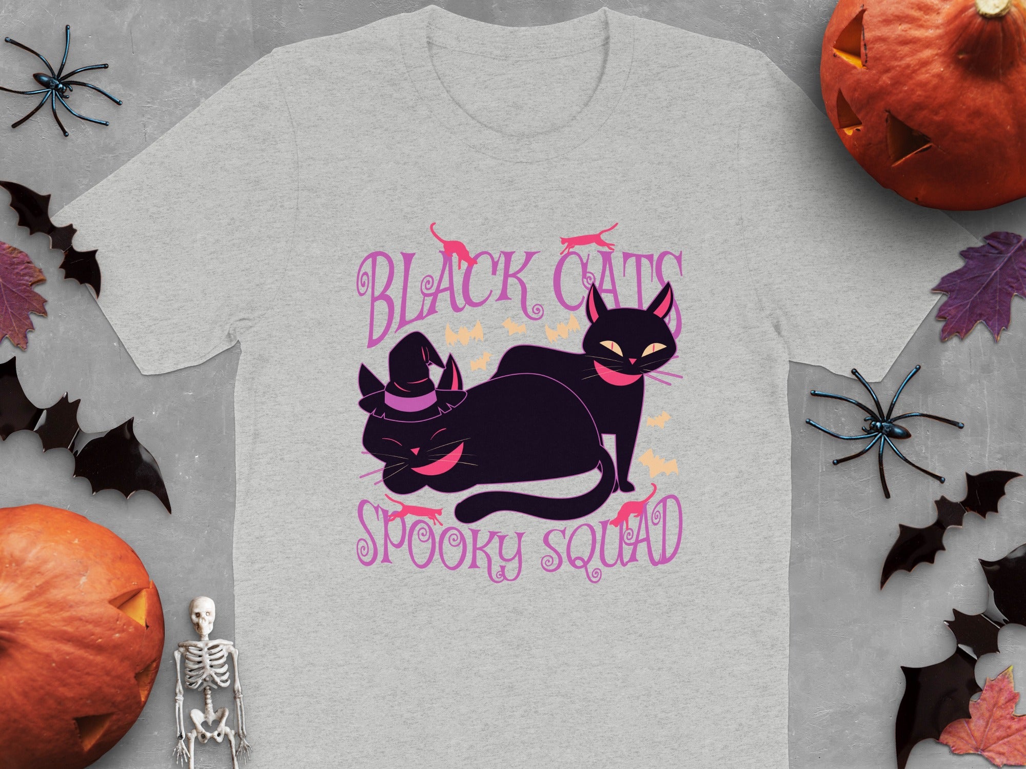 Black Cats Spooky Squad Halloween Shirt product