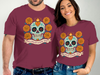 En El Corazon Siempre Viven Decorative Skull T-shirt product