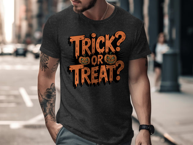 Trick Or Treat Halloween Themed Graphic T-shirt product