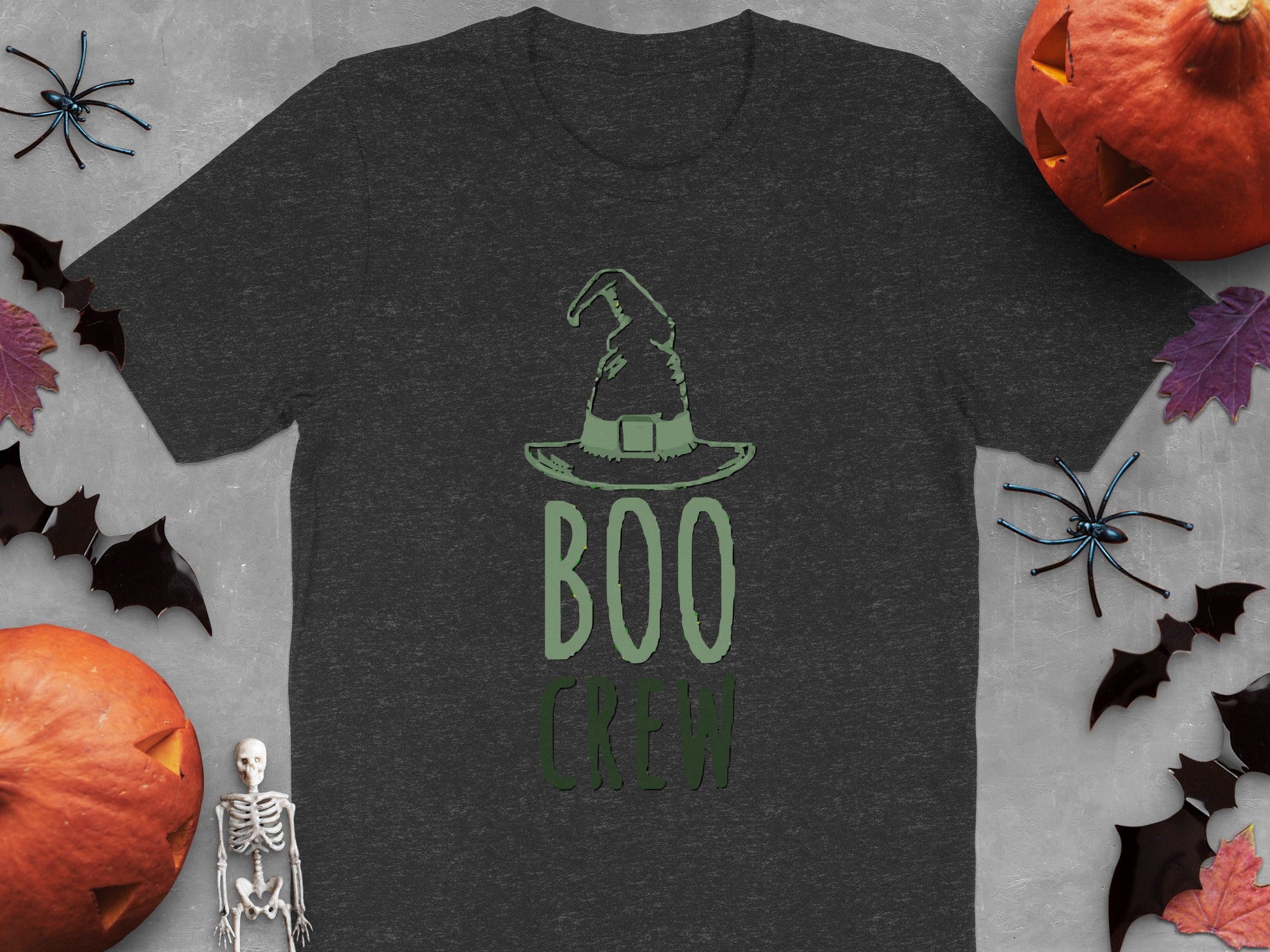 Boo Crew Witch Hat Halloween Themed T-Shirt Product