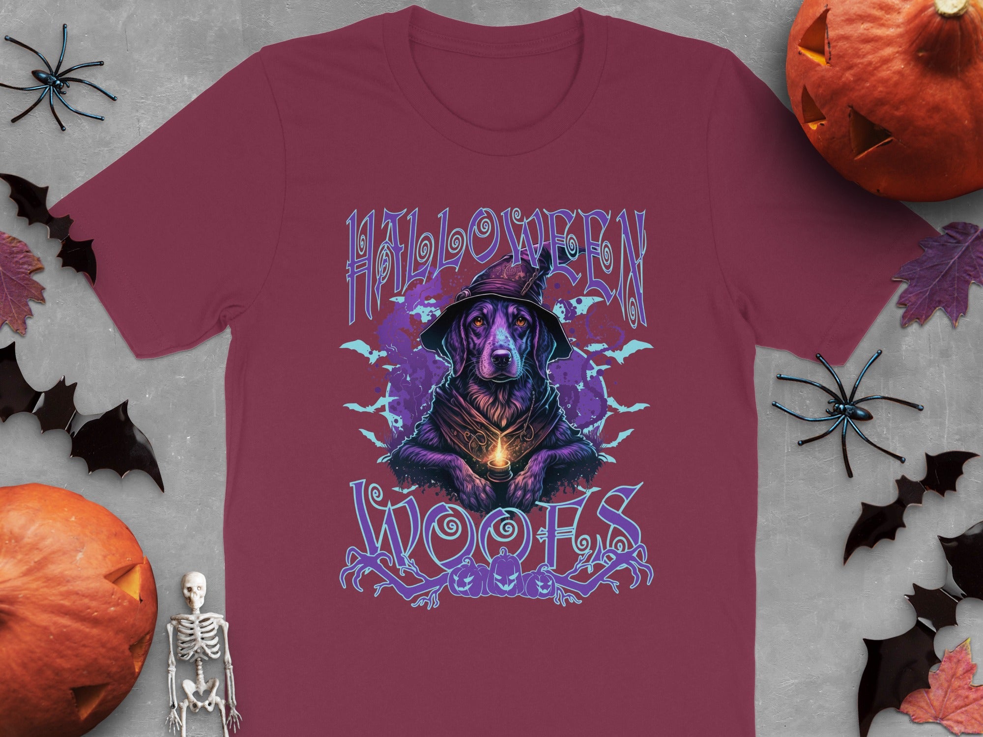 Halloween Vibes Dog Witch Graphic T-Shirt product type