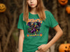 Halloween Demon Character Printed Green T-shirt product