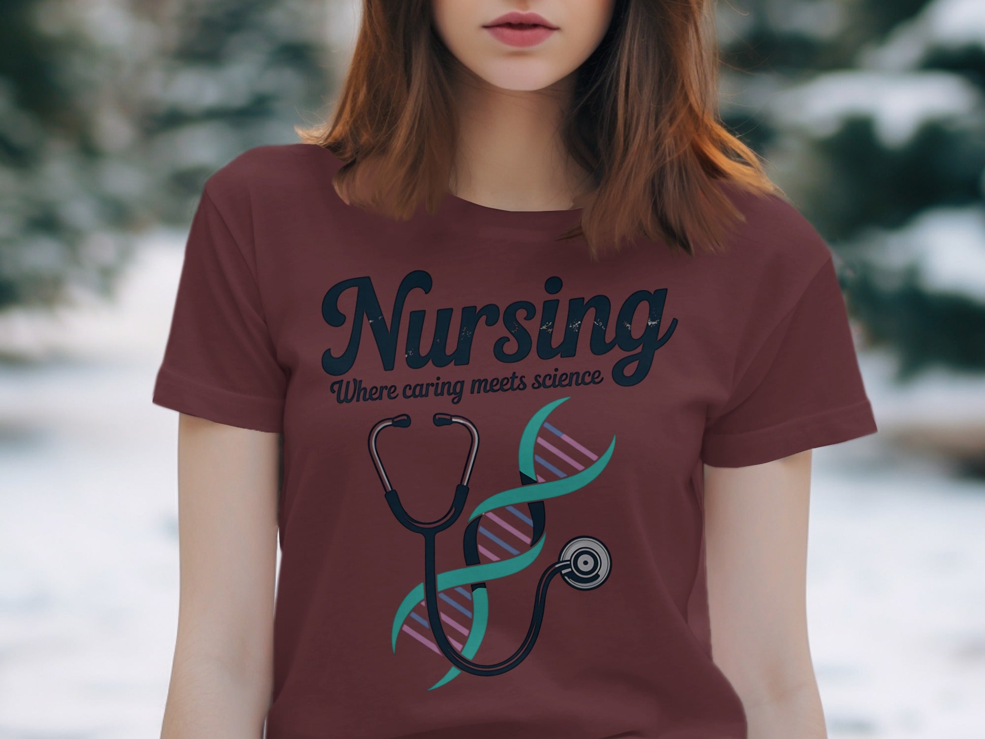 Nursing Where Caring Meets Science T-shirt product