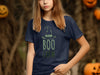 Boo Crew Graphic Tee for Halloween Enthusiasts product type
