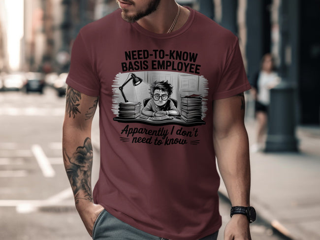 Need-to-know Basis Employee Funny Shirt product
