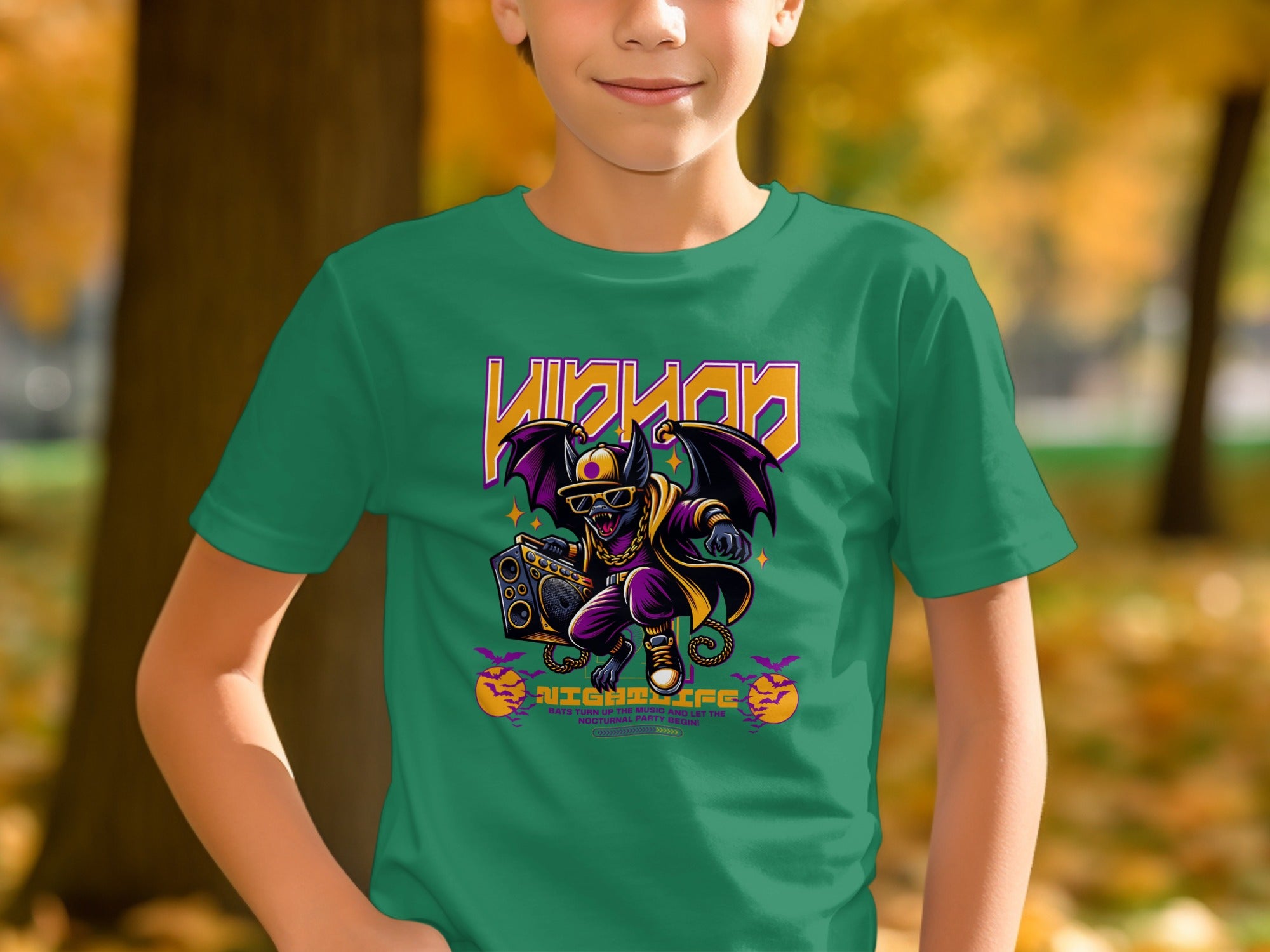 Vibrant Jester Warrior Kids T-Shirt Fun Graphic product type