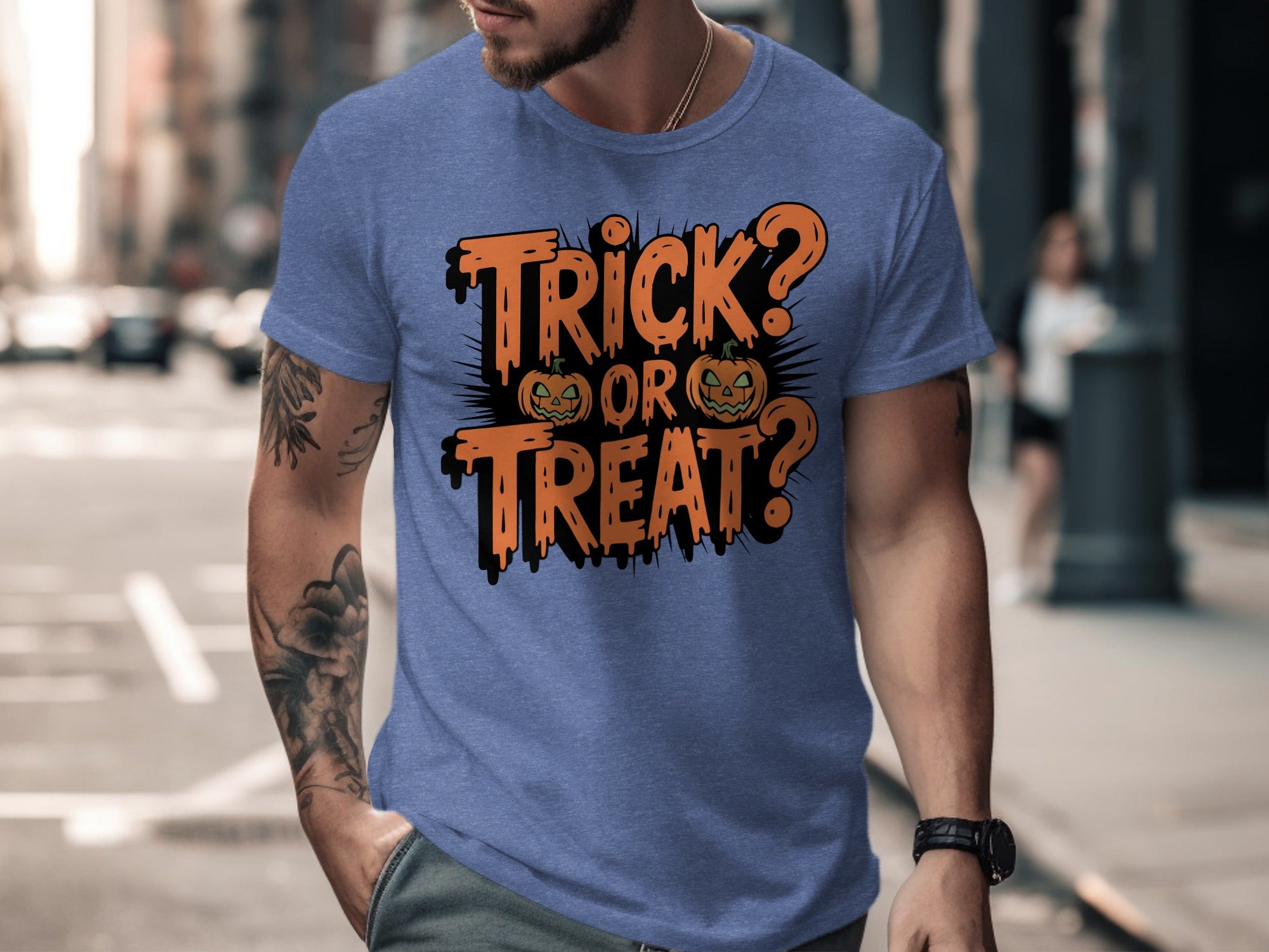 Trick Or Treat Halloween Themed T-shirt product type