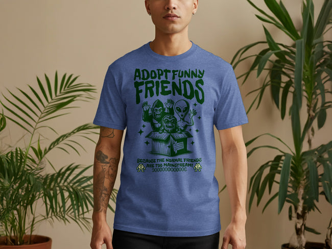 Adopt Funny Friends Unique Graphic Tees product