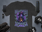 Halloween Hounds Graphic Dog and Wizard T-Shirt product