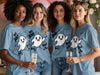 Hey Boo Cute Ghost Graphic Halloween T-Shirt product