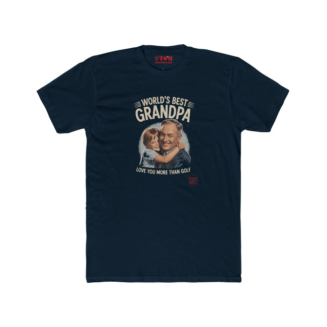 World's Best Grandpa T-Shirt – Heartfelt Golf & Family Gift