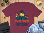 Police Officer With Donut Funny Graphic T-Shirt product