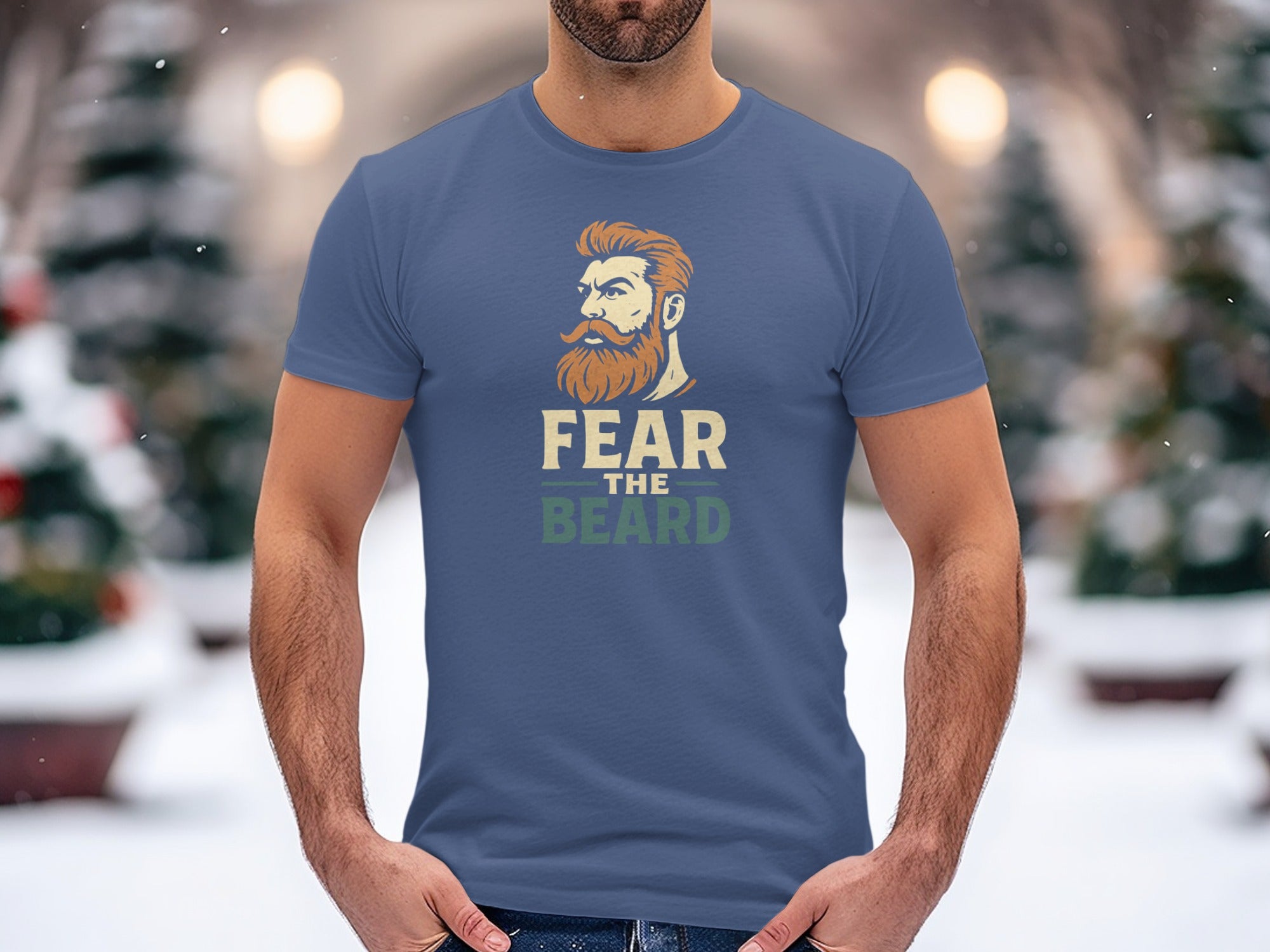 Fear The Beard Graphic T-Shirt perfect fashion product