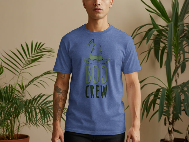 Boo Crew Halloween Witch Hat Graphic Shirt product type