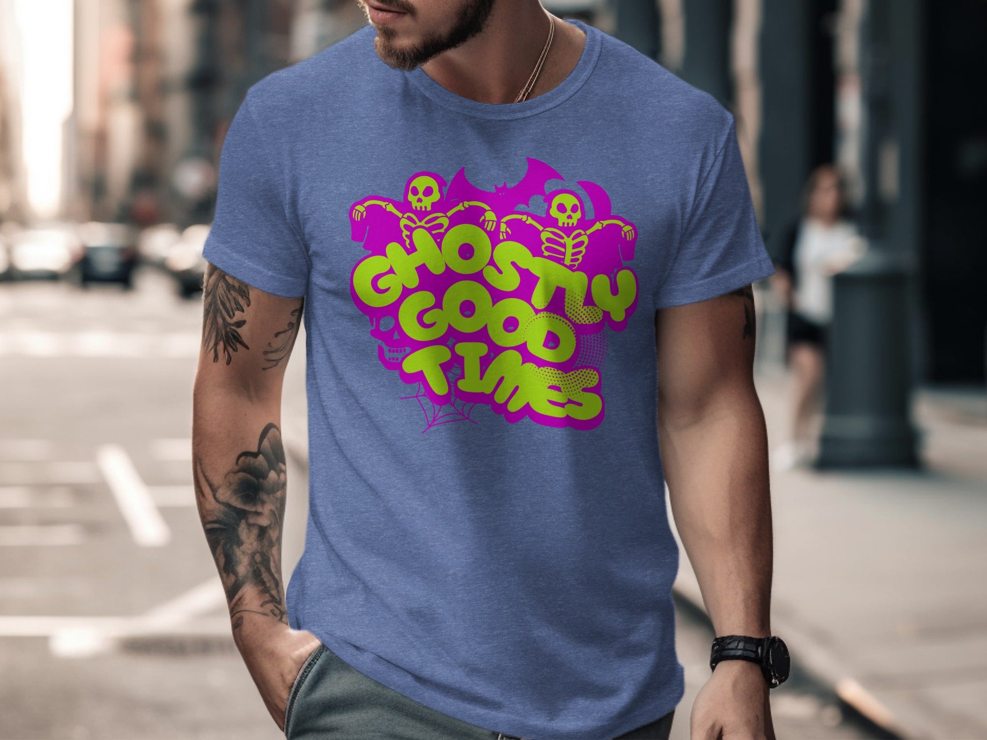 Ghostly Good Times Graphic Tee Shirt product type
