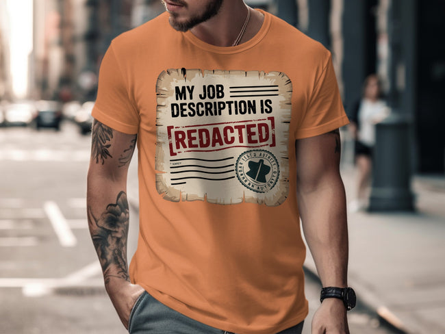 My Job Description is Redacted Graphic T-Shirt product type