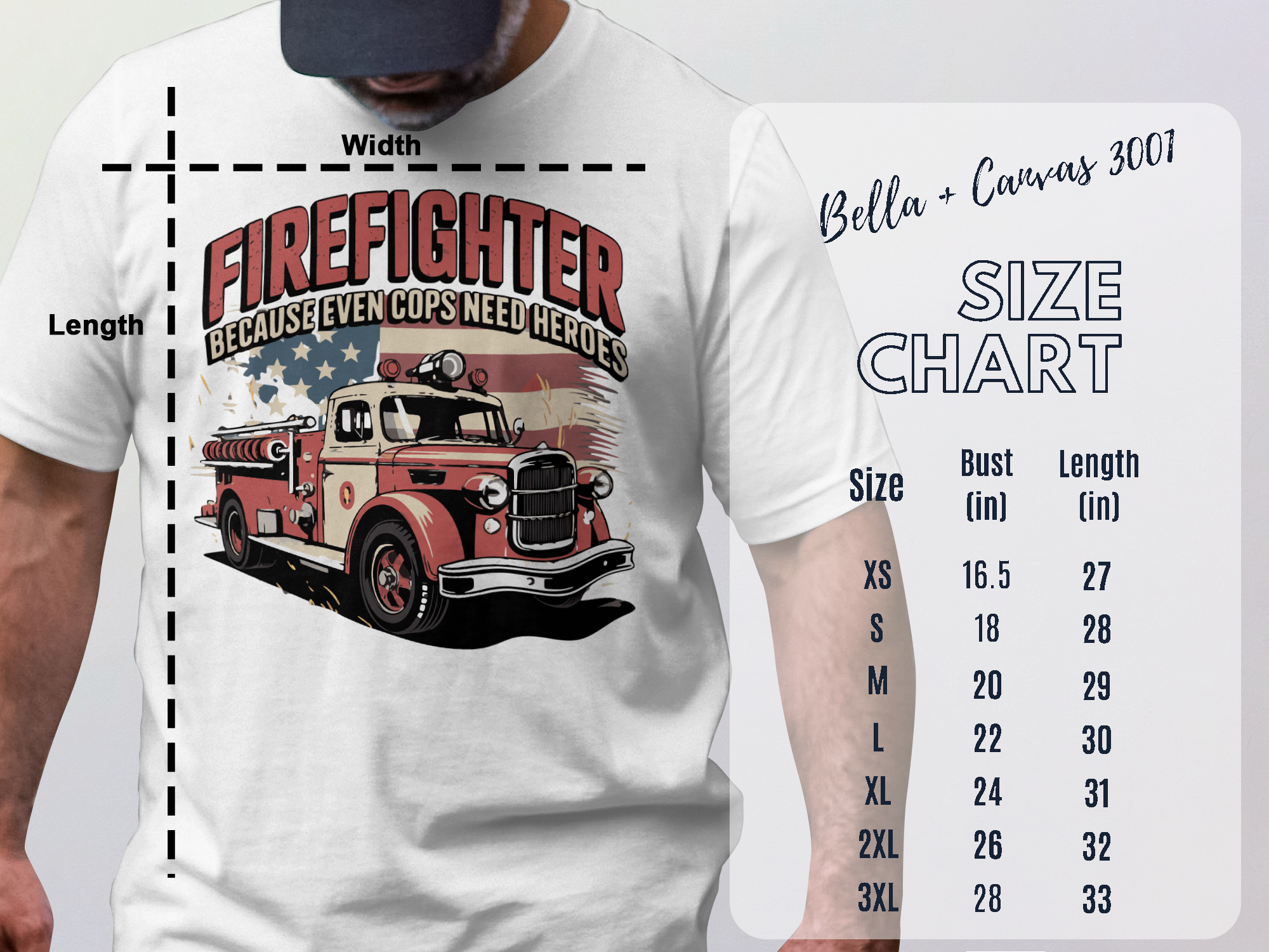 Firefighter Because Even Cops Need Heroes T-Shirt product