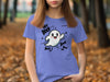 Cute Hey Boo Ghost Graphic Casual T-shirt product type