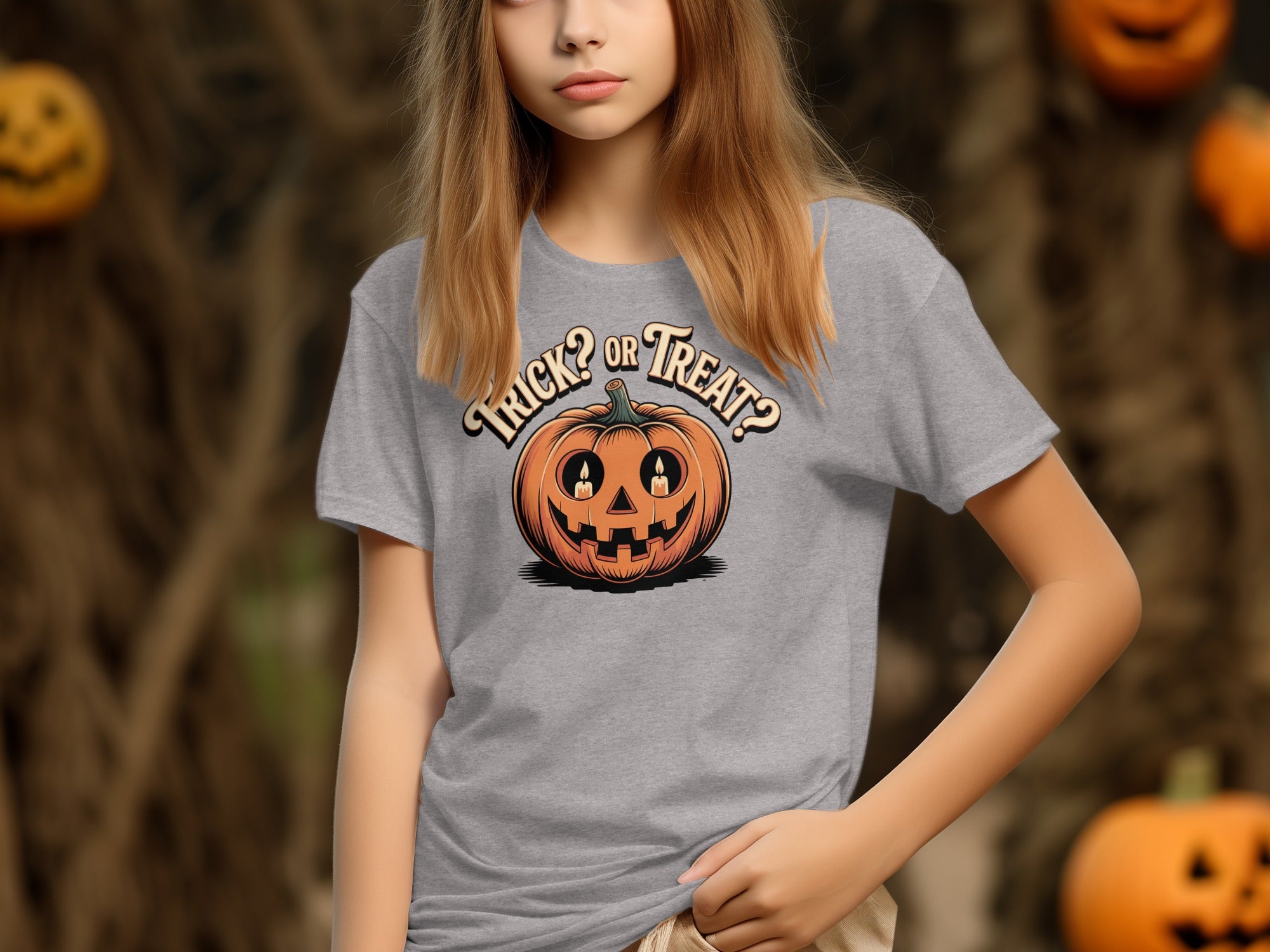 Trick or Treat Jack-o'-Lantern Halloween Shirt product type