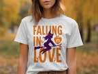 Falling In Love Witch and Pumpkin Themed Shirt Product