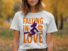 Falling In Love Witch and Pumpkin Themed Shirt Product