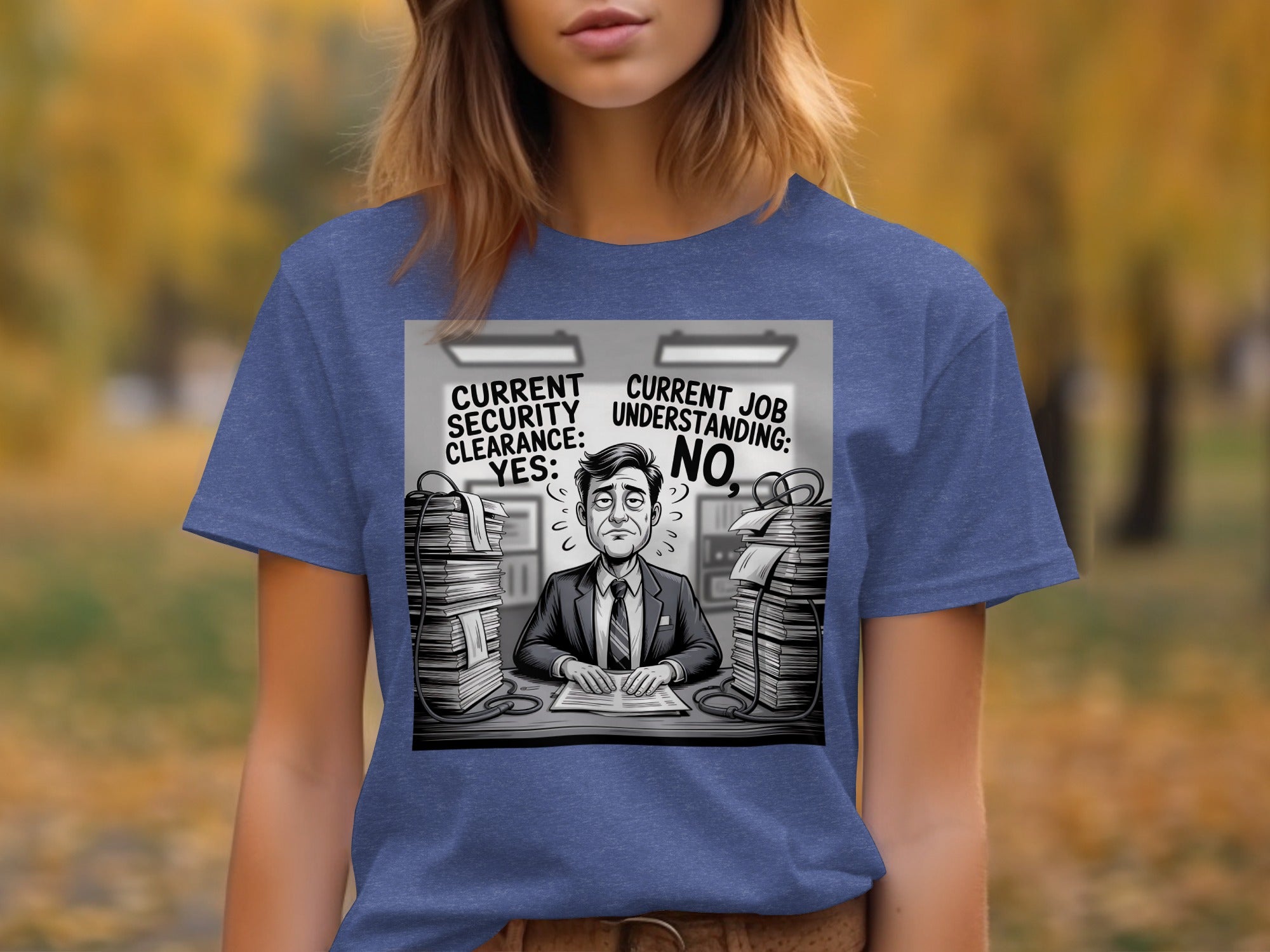 Current Security Clearance Cartoon Graphic Shirt product