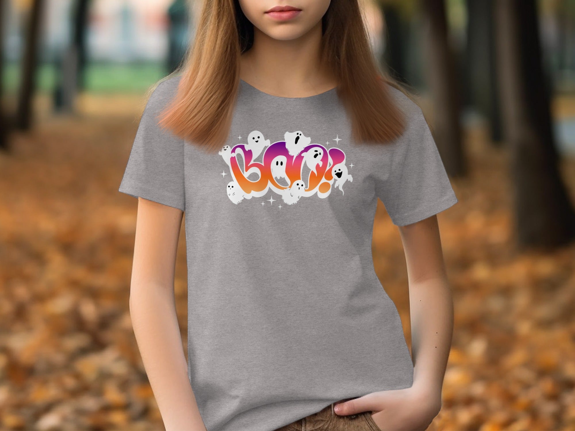 Boo Ghosts Halloween Graphic Tee product type
