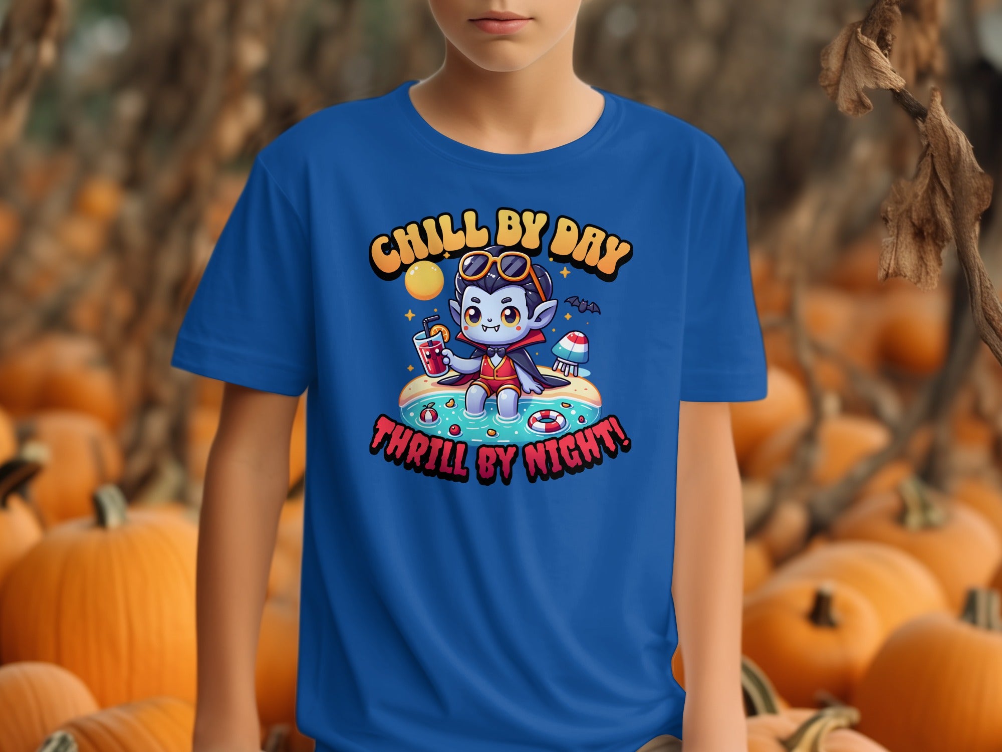 Chill By Day Thrill By Night Graphic T-shirt product