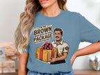 The Brown Man with the Big Package Graphic Shirt product type
