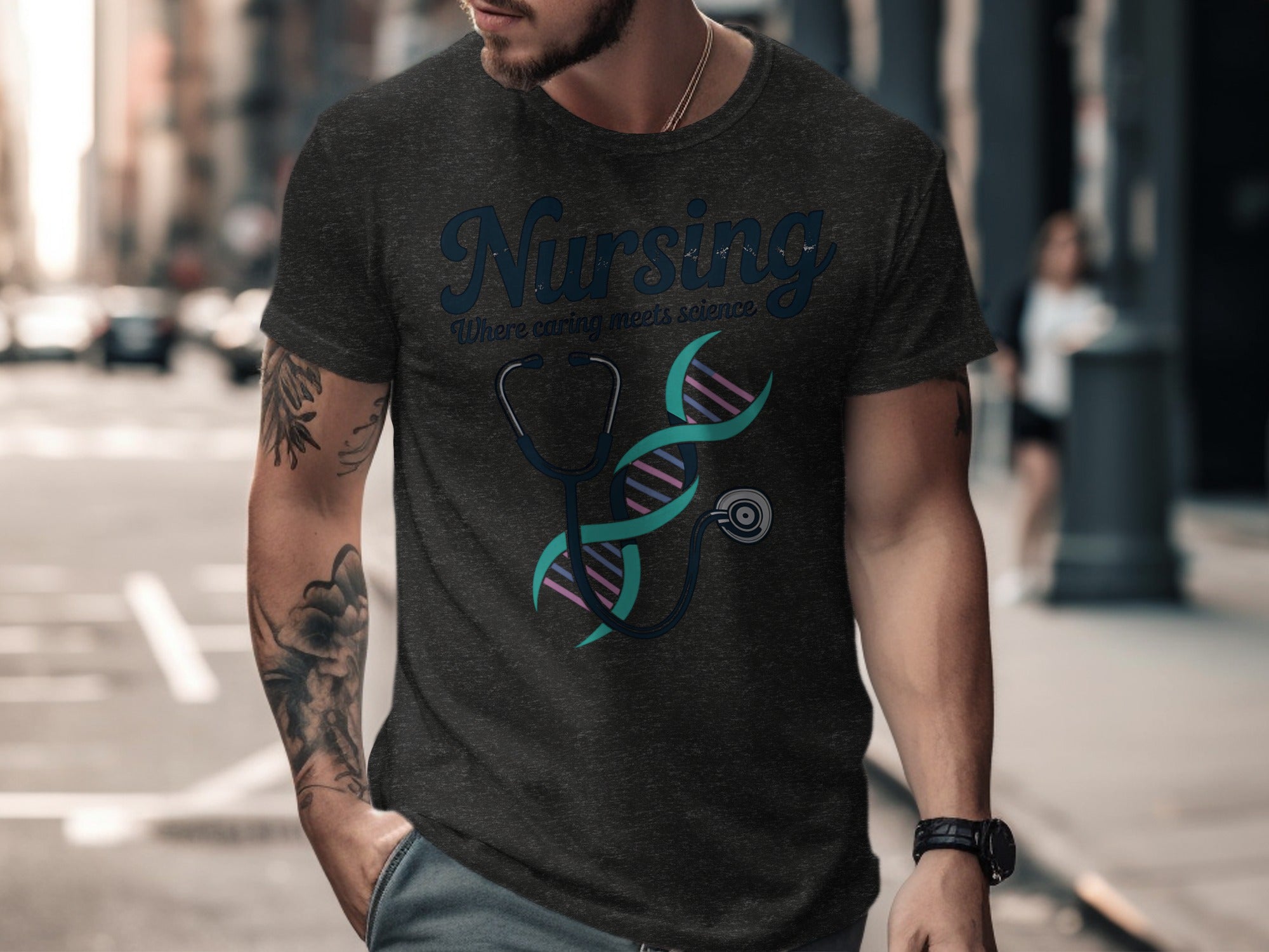 Nursing Where Caring Meets Science T-shirt product