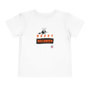 Happy Halloween with Flying Witch Halloween Graphic T-Shirt
