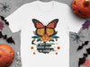 Stunning butterfly pumpkin themed Halloween T-shirt product