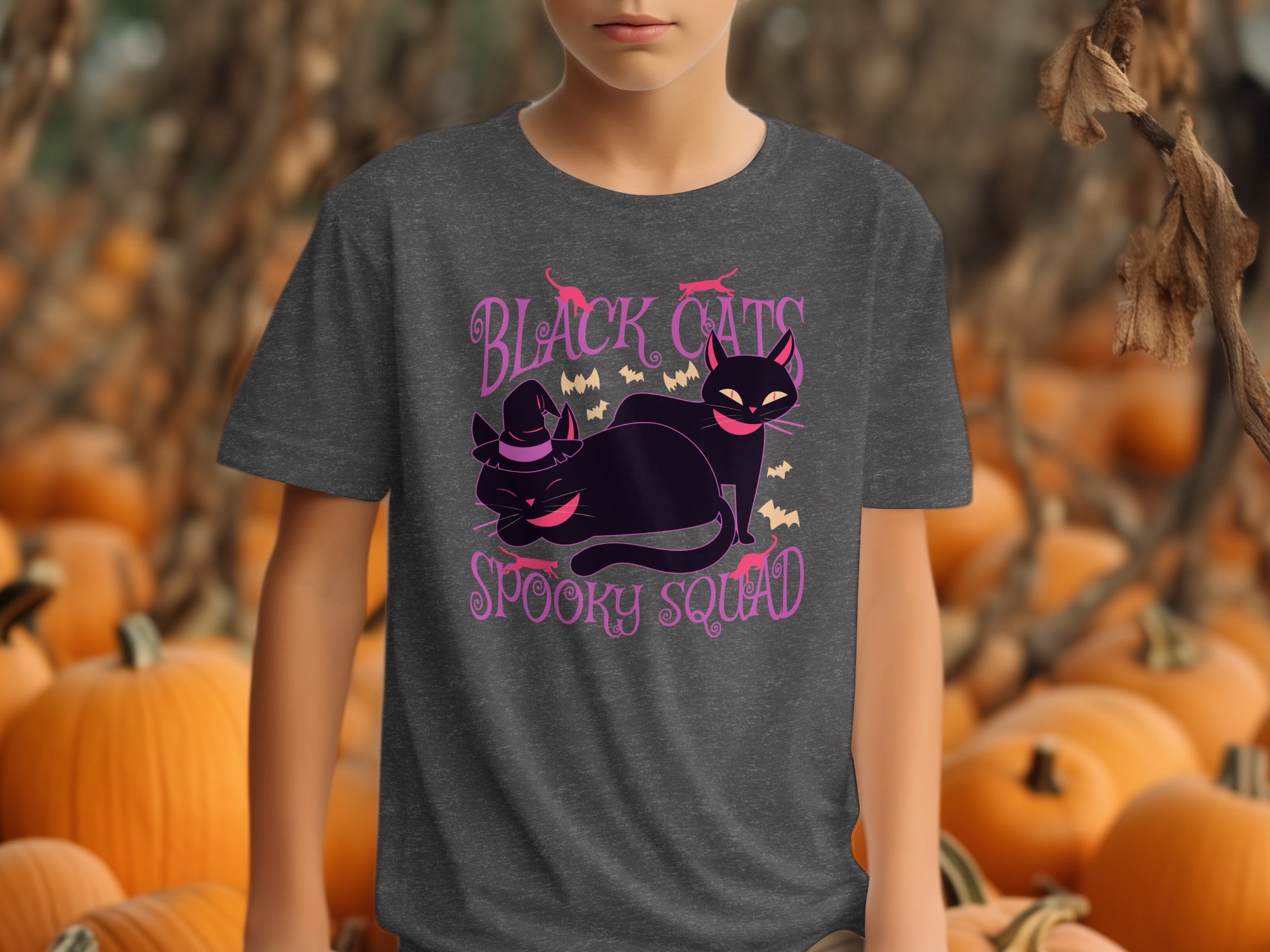 Black Cats Spooky Squad Graphic Shirt product