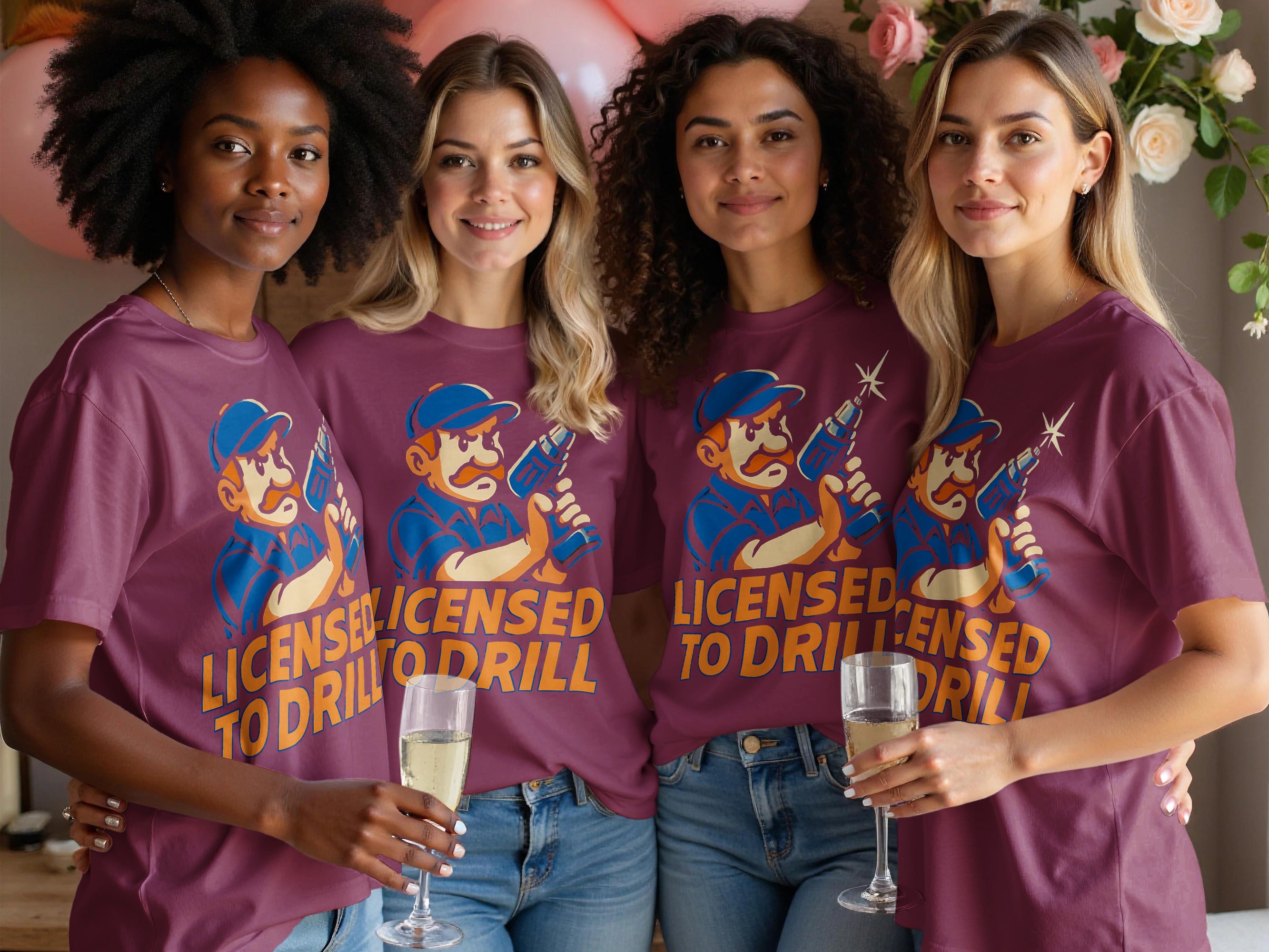 Licensed To Drill Graphic Tee For Adults product