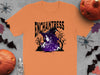 Enchantress Witch Halloween Print on Orange Shirt product type