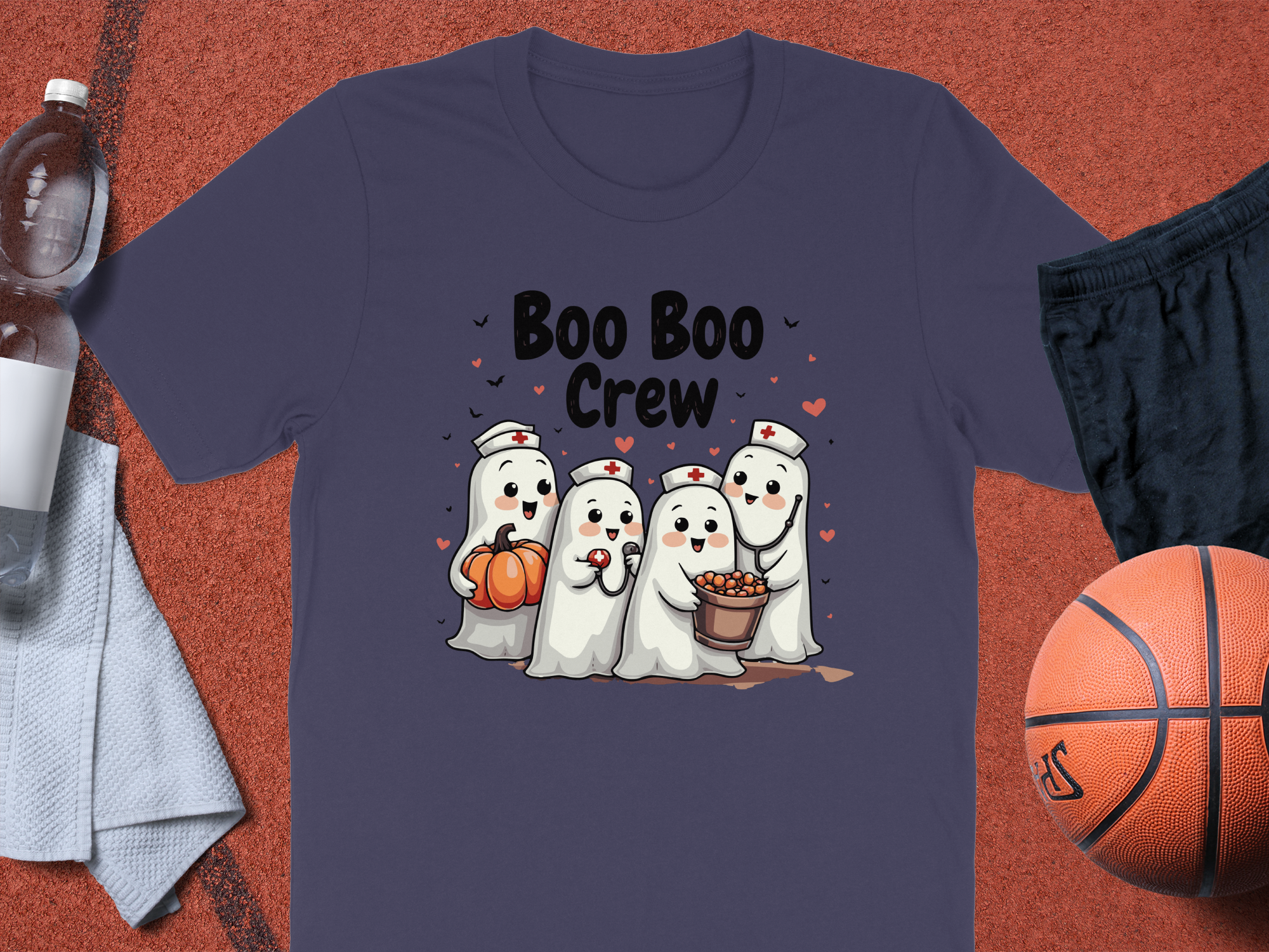 Boo Boo Crew Ghosts Halloween Themed Shirt product type