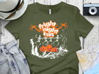 Halloween Fright Night Fun Skeletons Themed Shirt