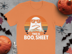 Cool Halloween Ghost Tee with Boo Sheet Product Type