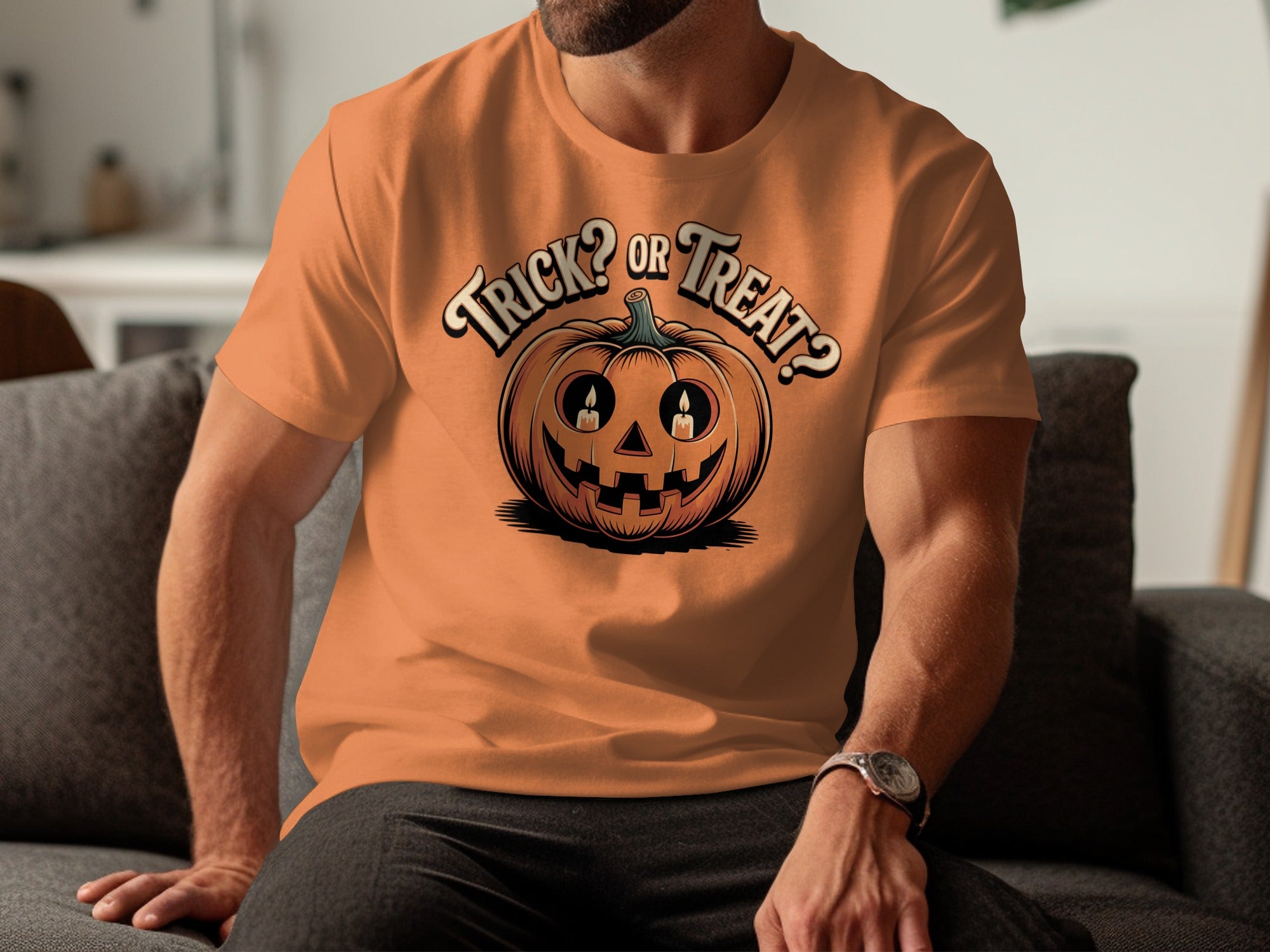Trick or Treat Halloween Pumpkin T-shirt product type