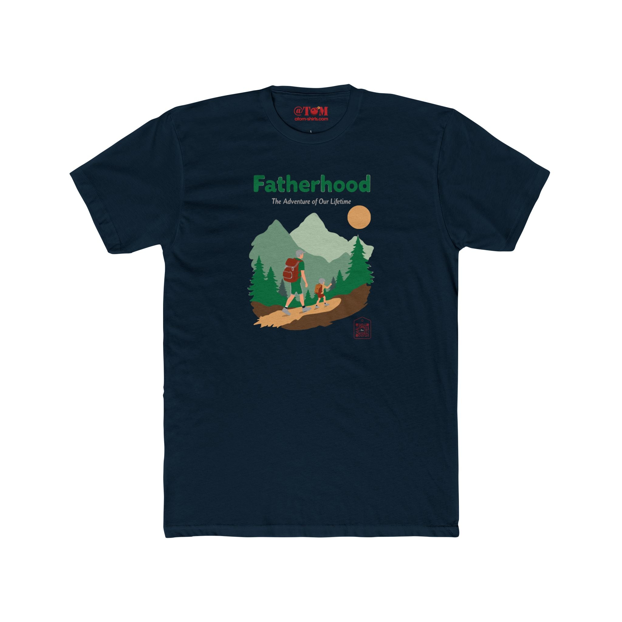 Fatherhood Adventure T Shirt – Dad & Son Hiking Gift