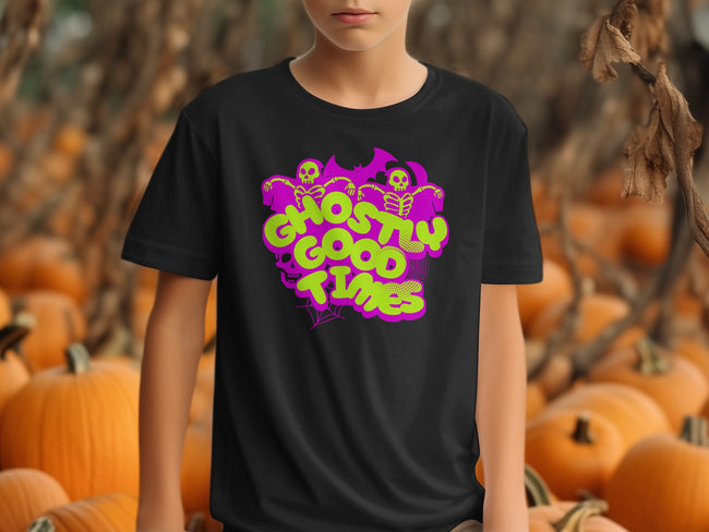 Ghostly Good Times Graphic Tee Halloween product type