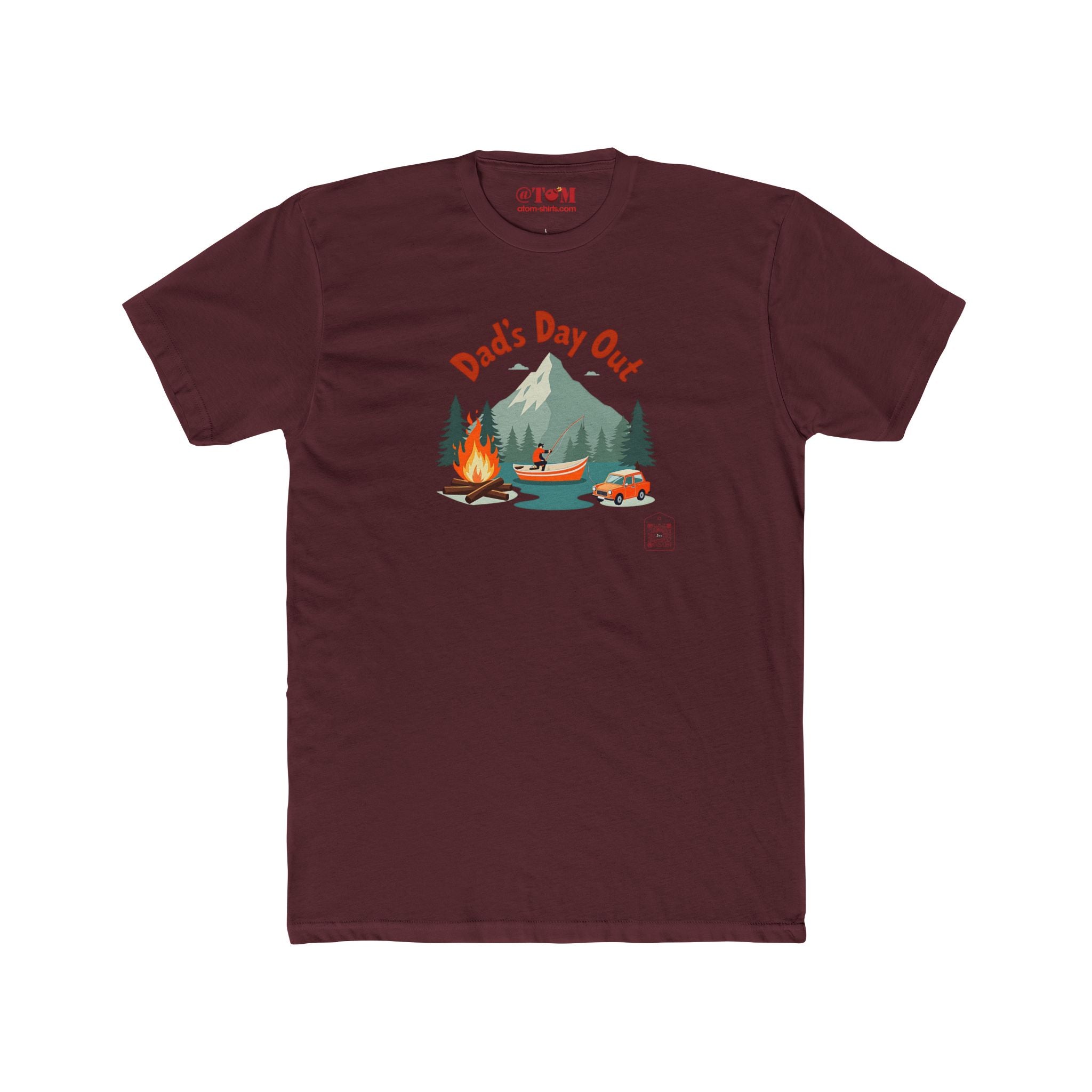 Outdoor Dad T Shirt – Adventure Camping & Fishing Tee