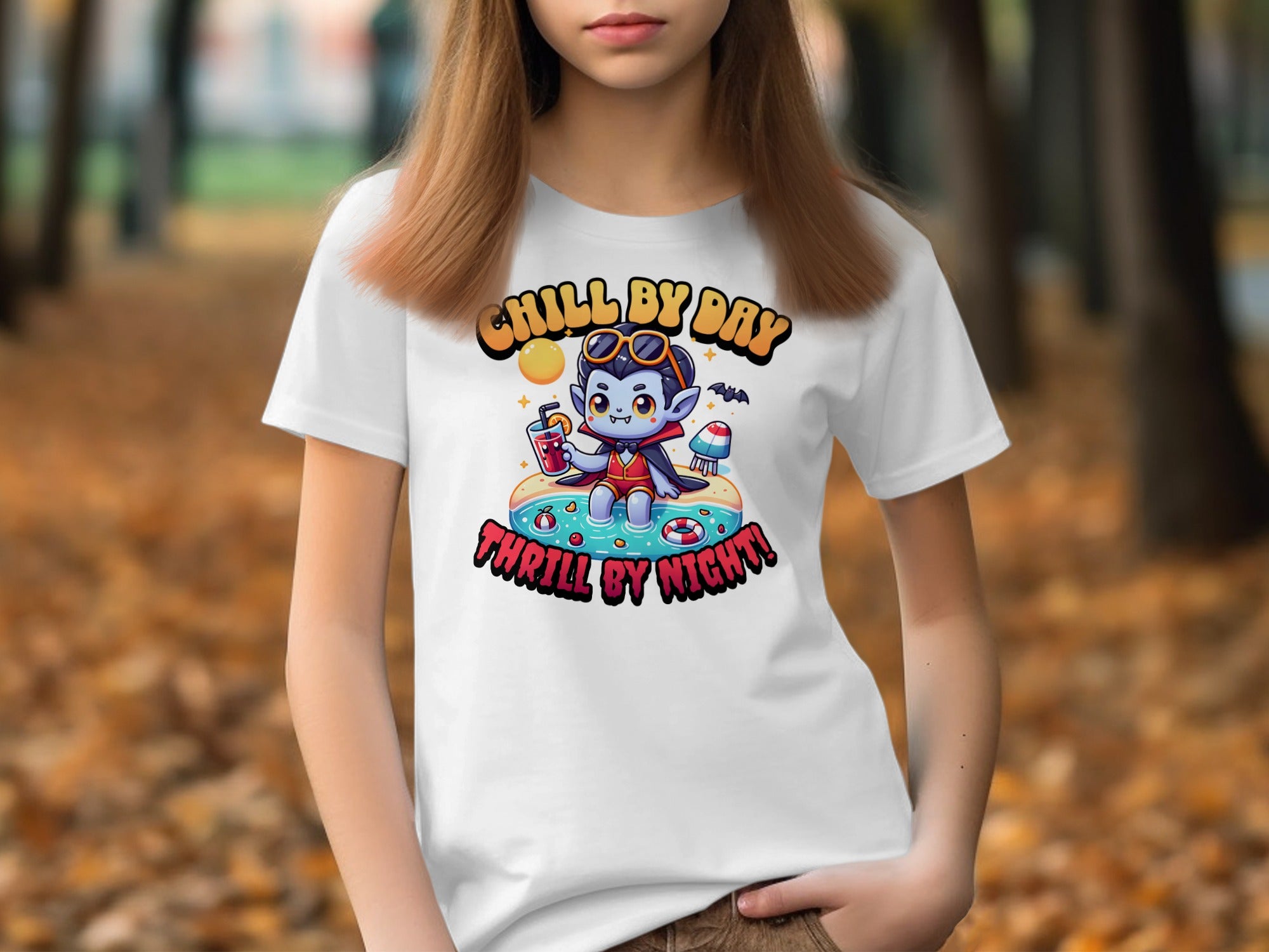 Chill By Day Thrill By Night Graphic T-shirt product