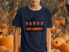 Kid in Happy Halloween Shirt with Fun Design product