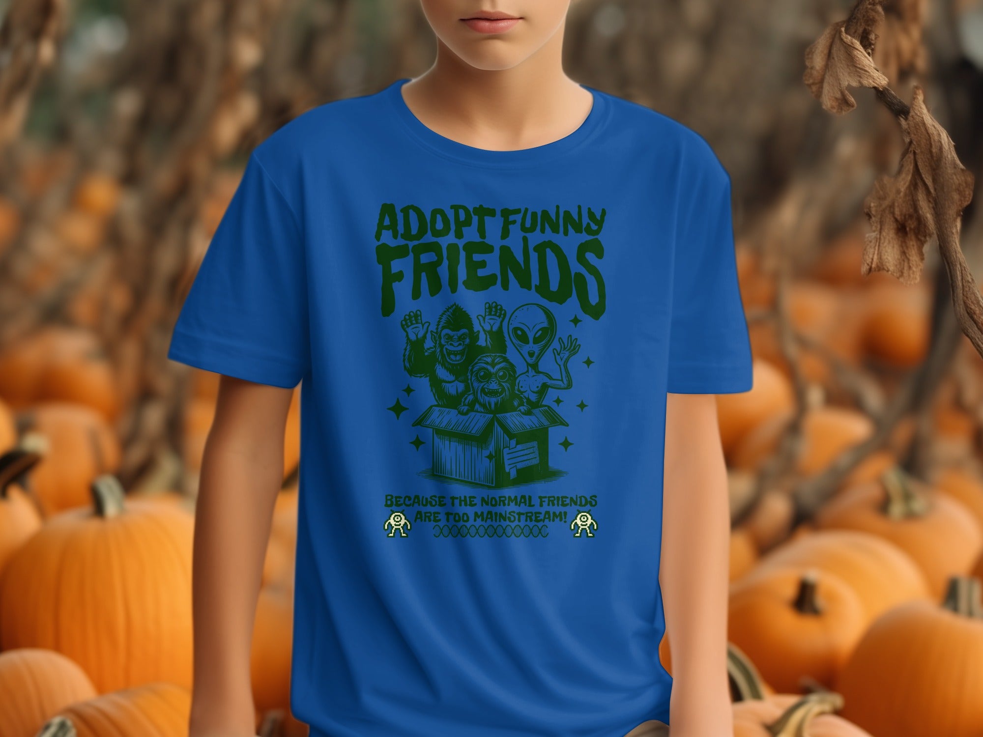 Adopt Funny Friends Graphic T-Shirt Halloween Product