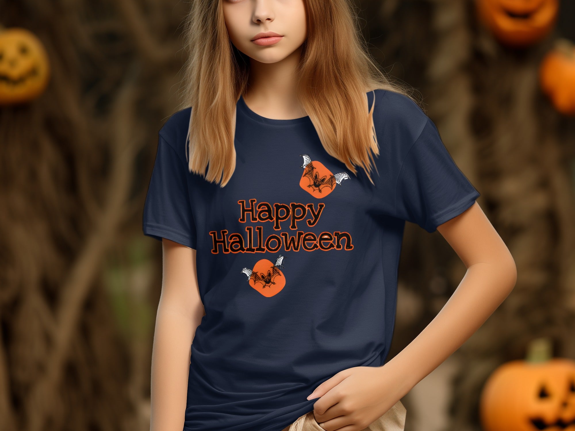 Happy Halloween Graphic Tee Creative Apparel product type