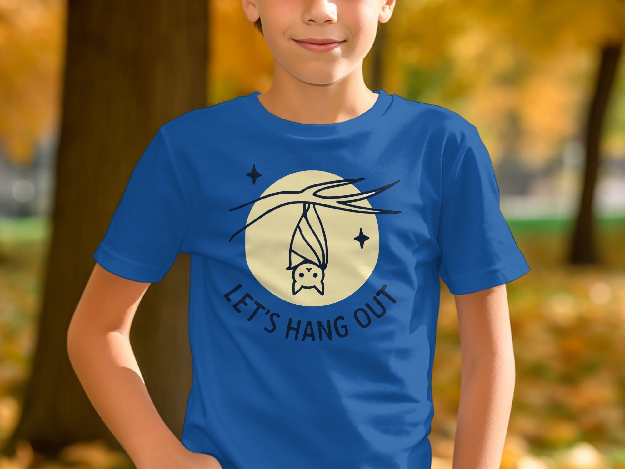 Cute Let's Hang Out Bat Graphic Tee product